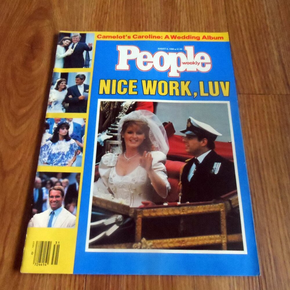 People Weekly Magazine Royal Wedding August 4, 1986